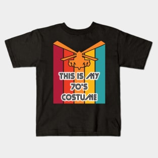 Drone Pilot Halloween Costume Party Retro Vintage 70s Kids T-Shirt